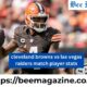 Cleveland Browns vs Las Vegas Raiders Match Player Stats