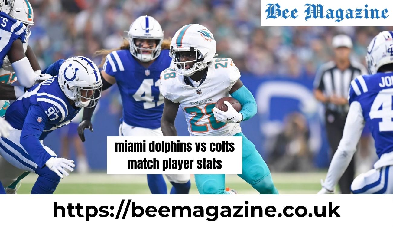 miami dolphins vs colts match player stats
